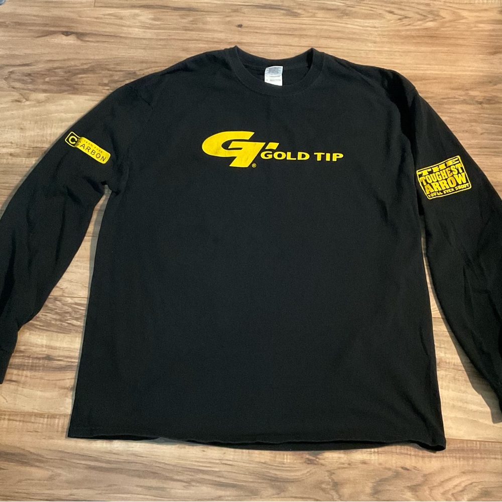 Gold Tip Arrows Black and Yellow Long Sleeve Tee